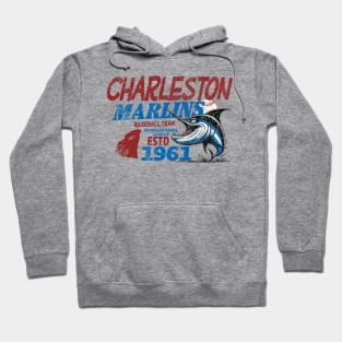 Defunct Charleston Marlins Baseball Team 1961 Distressed Hoodie